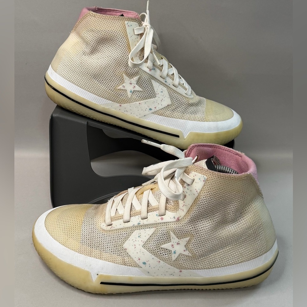 Converse All-Star Pro BB High Womens Size 9.5 Pale Putty Lotus Pink Shoes